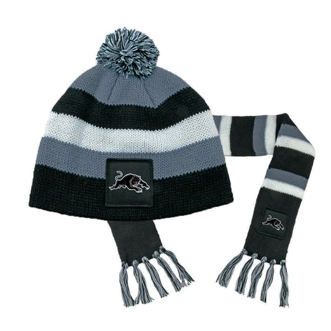 Penrith Panthers NRL Baby Infant Scarf Beanie Pack
