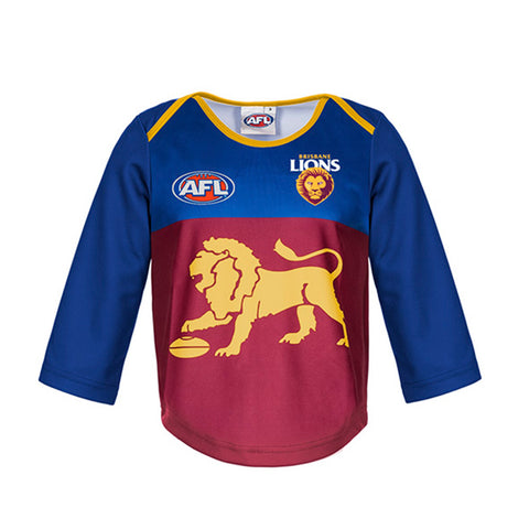 Brisbane Lions Longsleeve Baby Toddlers Footy Jumper Guernsey