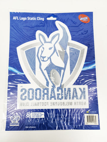 North Melbourne Kangaroos Large Static Team Logo Cling