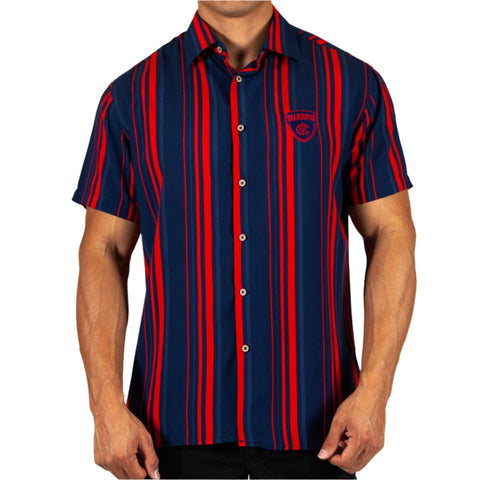 Melbourne Demons AFL Footy Mens Adults Sorrento Party Shirt