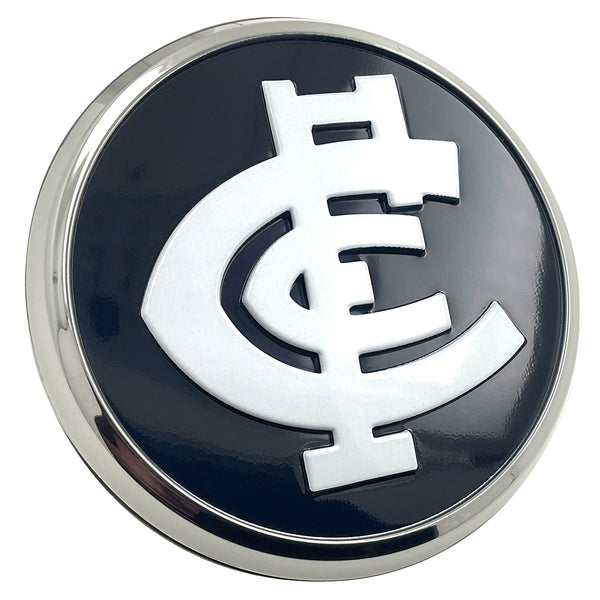 Carlton Blues 3D Peel-N-Stick Chrome Car Badge Decal Coated Auto Sticker