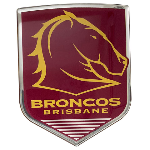 Brisbane Broncos NRL Premium Chrome Decal Sticker