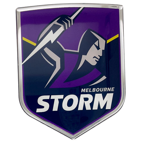 Melbourne Storm NRL Premium Chrome Decal Sticker