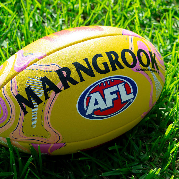 Sherrin 2026 SDNR Indigenous Replica Leather Football size 5
