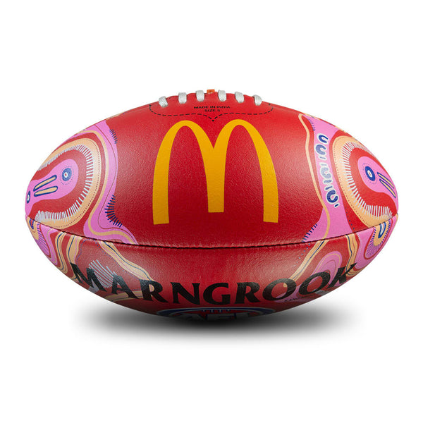 Sherrin 2026 SDNR Indigenous Replica Leather Football size 5