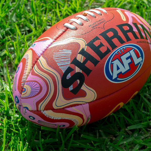Sherrin 2026 SDNR Indigenous Replica Leather Football size 5