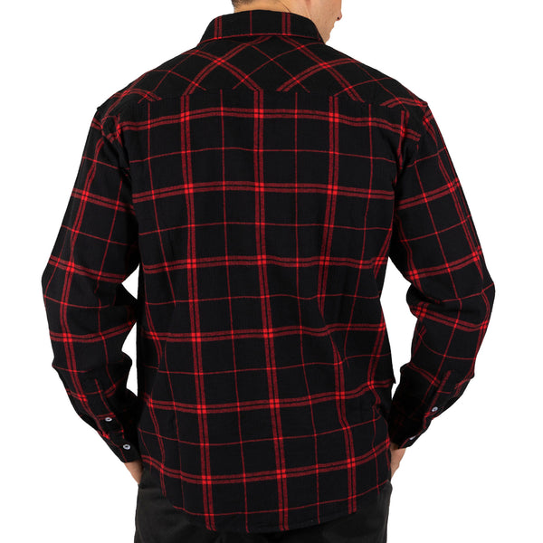 Essendon Bombers Mens Adults Mustang Flannel Shirt