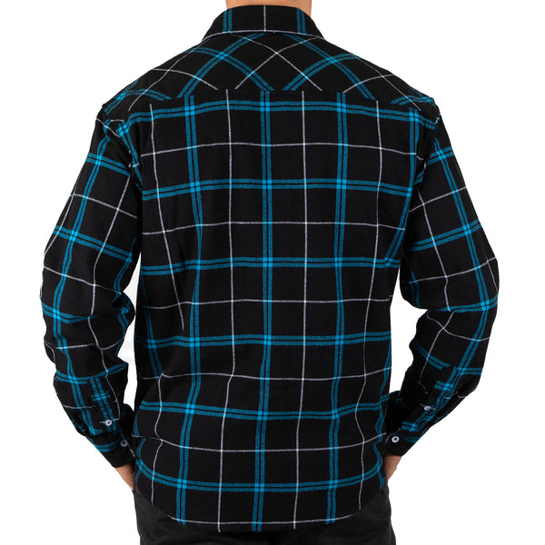 Port Adelaide Power Mens Adults Mustang Flannel Shirt
