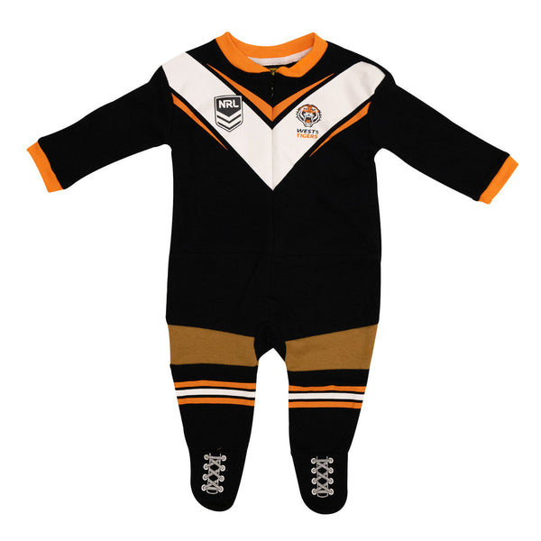 Wests Tigers NRL Baby Infant Romper Jumpsuit