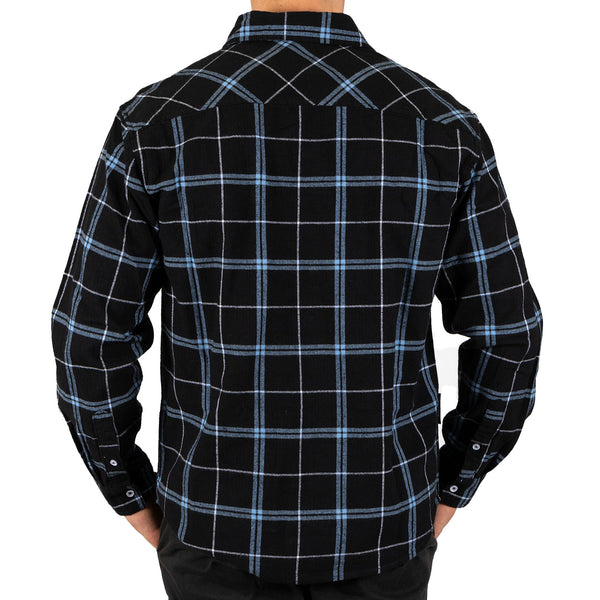 Cronulla Sharks NRL Mens Adults Mustang Flannel Shirt