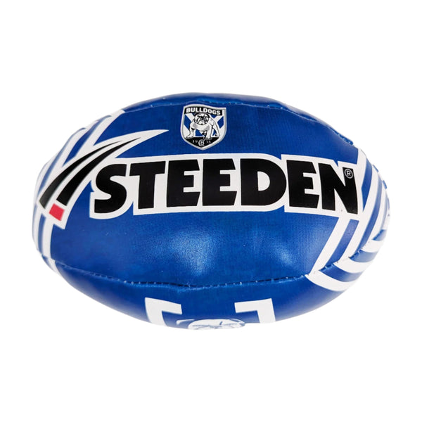 Canterbury Bulldogs NRL Steeden Supporter Sponge Ball 6 inch