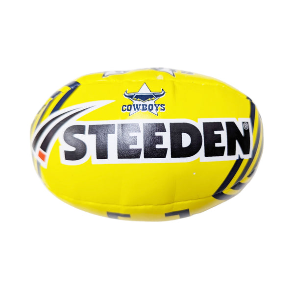 North Queensland Cowboys NRL Steeden Supporter Sponge Ball 6 inch