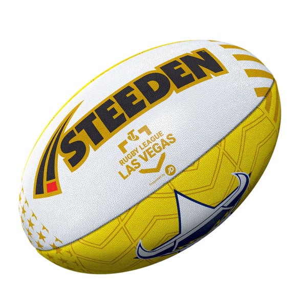 Steeden North Queensland Cowboys 2026 NRL Las Vegas Supporter Ball - Size 5