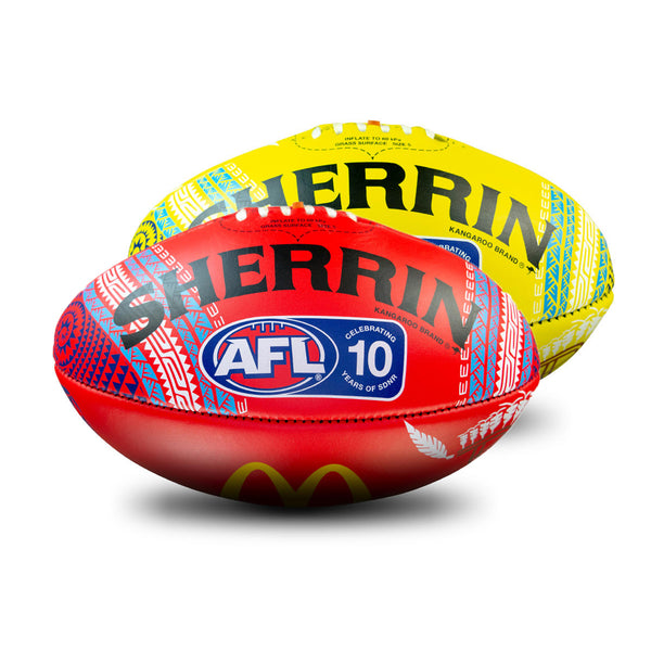 Sherrin 2025 SDNR Indigenous Leather Official Game Football size 5