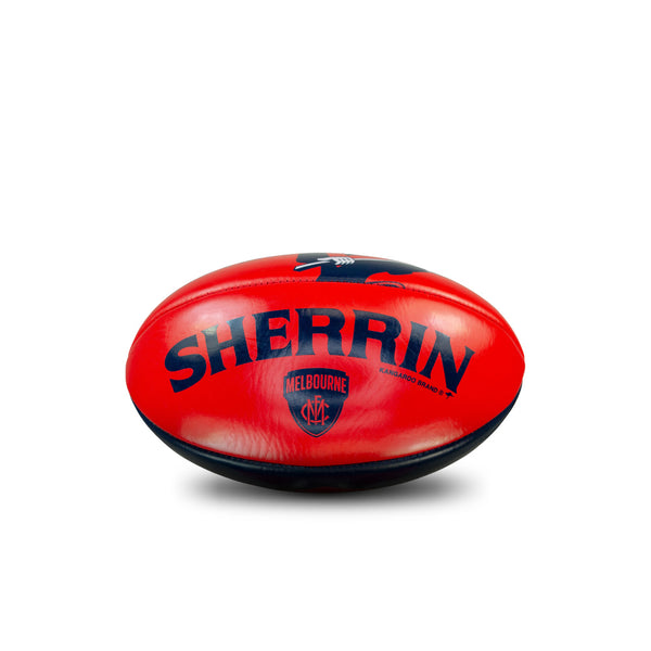 Melbourne Demons AFL Sherrin PVC Mascot Ball 20cm