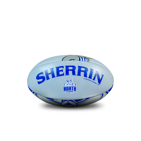 North Melbourne Kangaroos AFL Sherrin PVC Mascot Ball 20cm