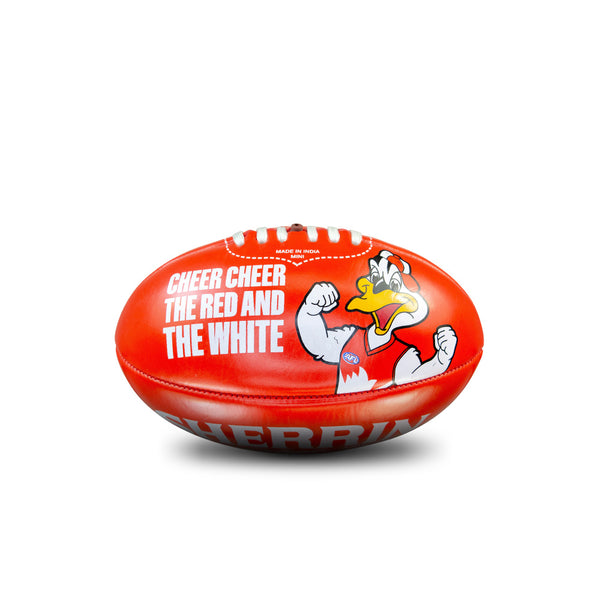 Sydney Swans AFL Sherrin PVC Mascot Ball 20cm