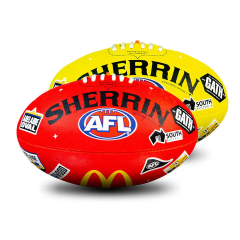 Sherrin AFL Gather Round All Surface Rubber Synthetic Football size 5