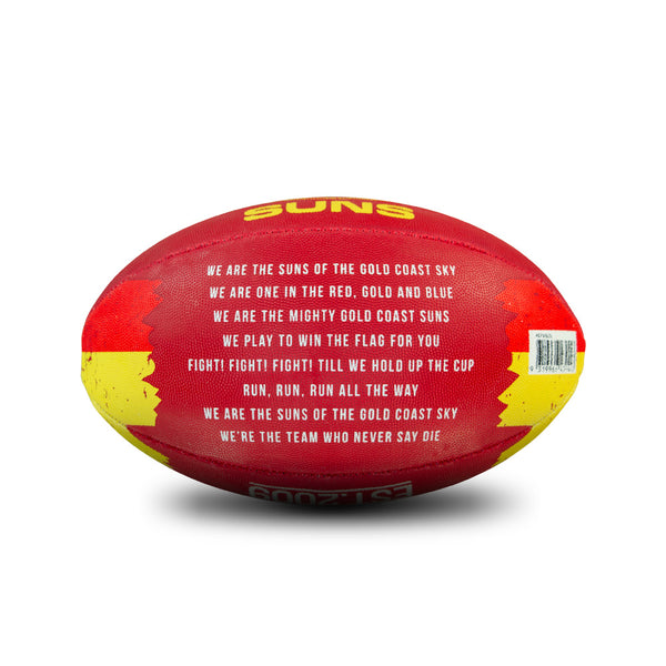 Gold Coast Suns Sherrin Team Song Football