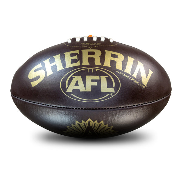 AFL Sherrin Anzac 2026 Brown Leather Ball size 5