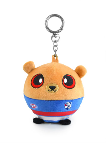 Western Bulldogs AFL Squishii Bag Charm Plush Keychain 7cm