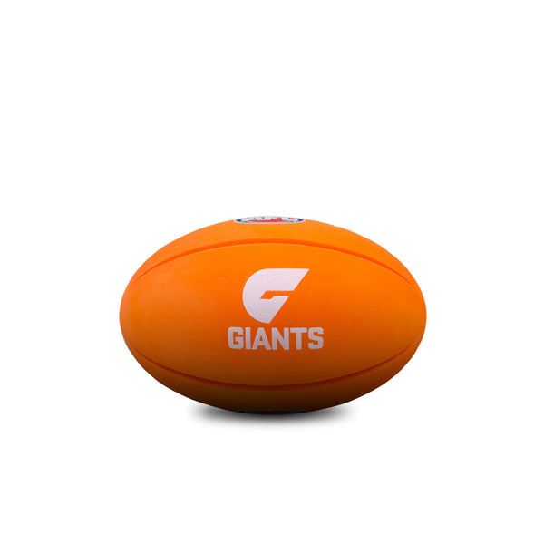 Greater Western Sydney GWS Giants Sherrin AFL High Bounce Footy 11cm