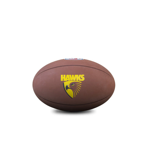 Hawthorn Hawks Sherrin AFL High Bounce Footy 11cm