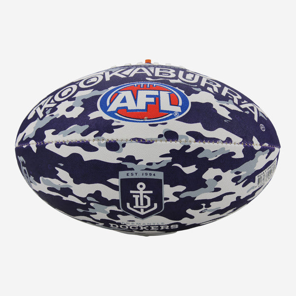 Fremantle Dockers Camo Synthetic Football size 5