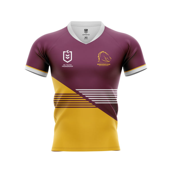 Brisbane Broncos NRL Junior Youth Kids Replica Jerseys