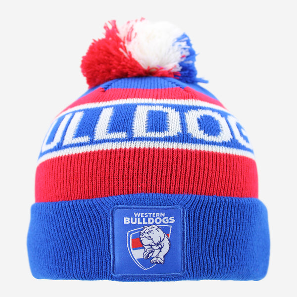 Western Bulldogs Youth Kids Pom Pom Beanie