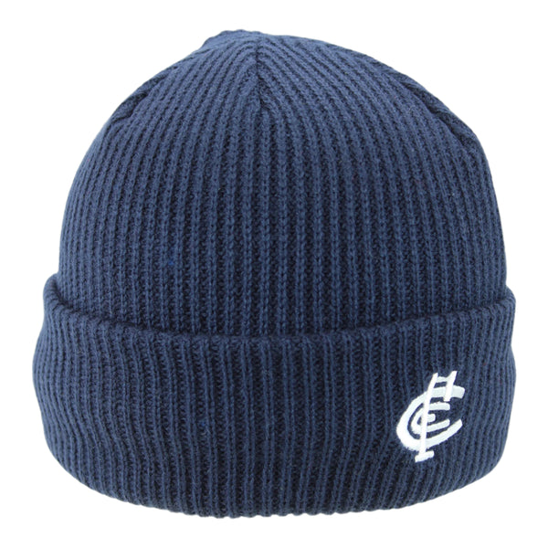 Carlton Blues Mens Adults Wharfie Beanie
