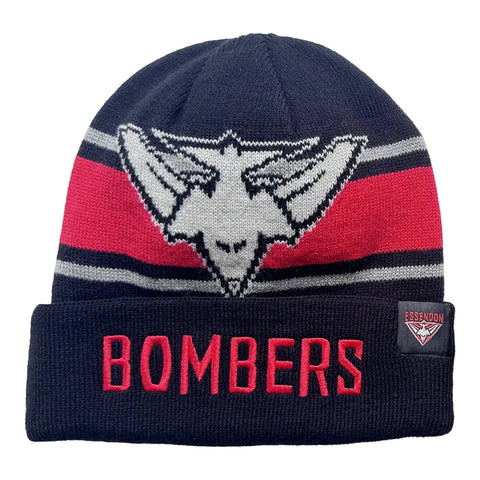 Essendon Bombers AFL Mens Reversible Transform Beanie