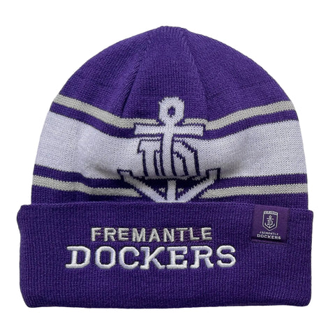 Fremantle Dockers AFL Mens Reversible Transform Beanie