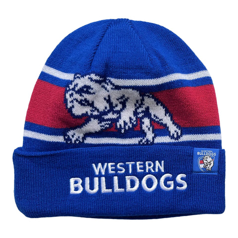 Western Bulldogs AFL Mens Reversible Transform Beanie