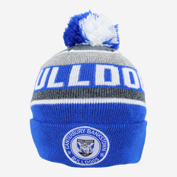 Canterbury Bulldogs NRL Tundra Pom Pom Beanie