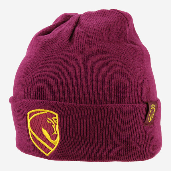 Brisbane Broncos NRL Mens Reversible Transform Beanie