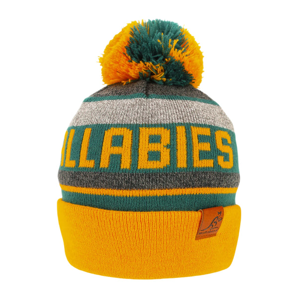 Wallabies Rugby Union Mens Adults Tundra Beanie