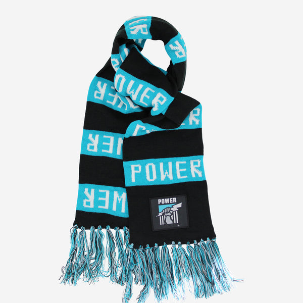 Port Adelaide Power AFL Heritage Emblem Bar Scarf