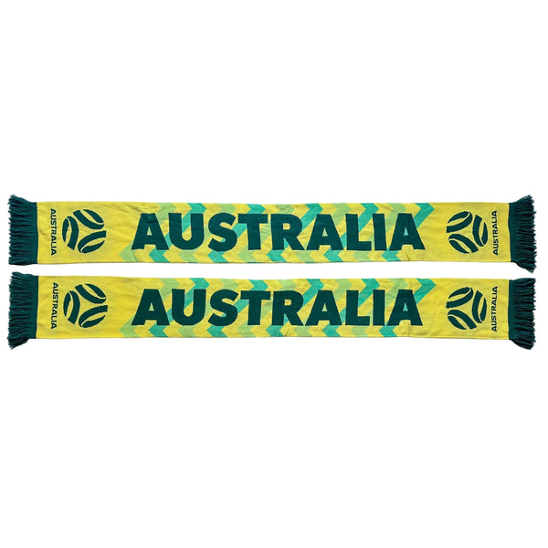 Football Australia Unity Scarf - Official Socceroos & Matildas Supporter Knit