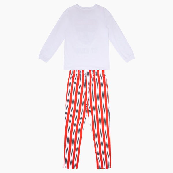 St Kilda Saints AFL Youth Team Pyjamas 2-Piece PJ Set - Long Sleeve Tee and Pants