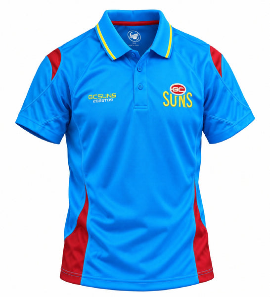 Gold Coast Suns AFL Mens Premium Polo T-Shirt