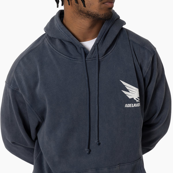 Adelaide Crows Mens Adults Acid Wash Hoodie
