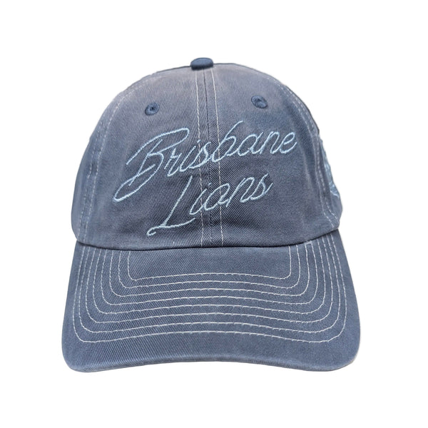 Brisbane Lions Mens Adults Sunbleached Dad Cap