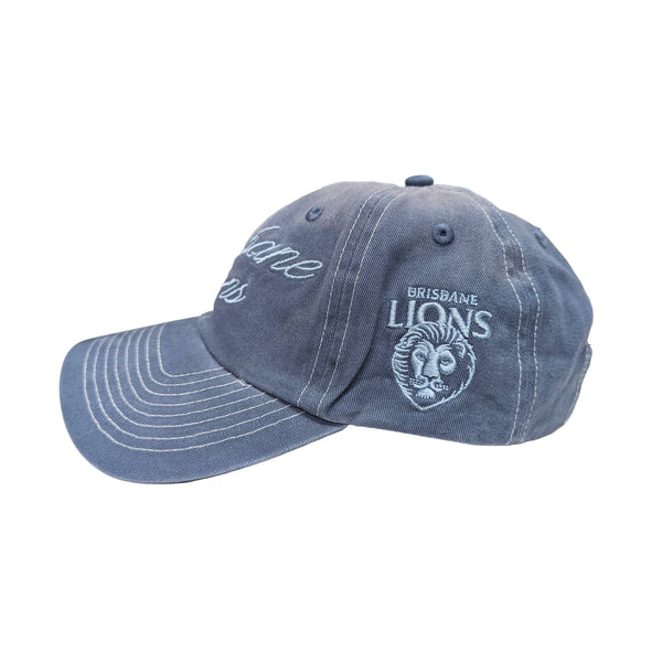 Brisbane Lions Mens Adults Sunbleached Dad Cap