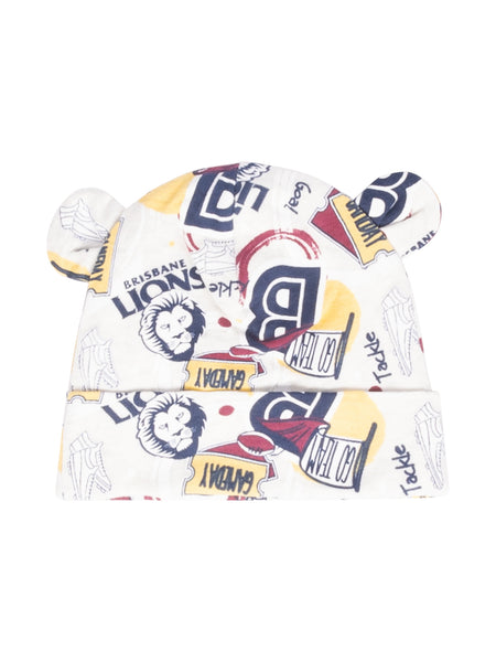 Brisbane Lions Baby Infant Go Team Beanie