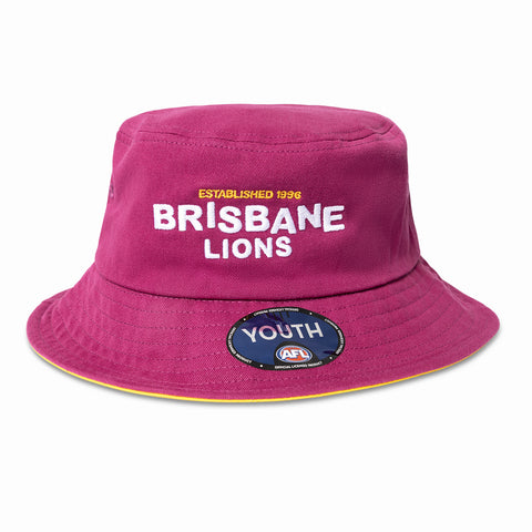 Brisbane Lions Youth Kids Graphic Bucket Hat