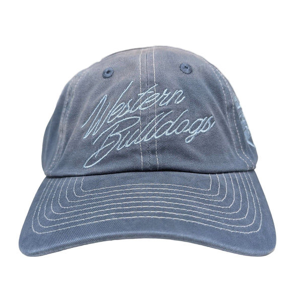 Western Bulldogs Mens Adults Sunbleached Dad Cap