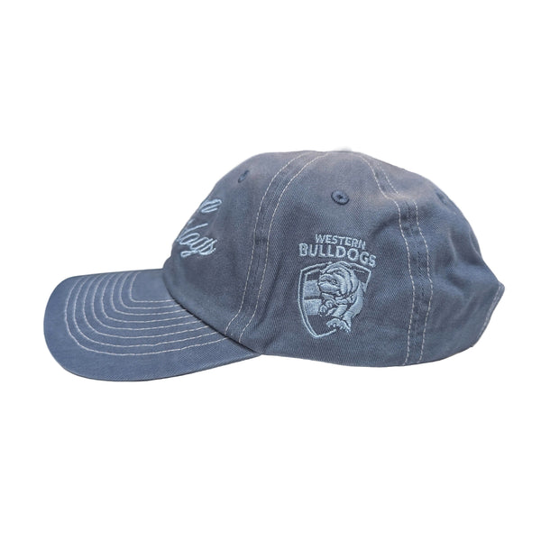 Western Bulldogs Mens Adults Sunbleached Dad Cap