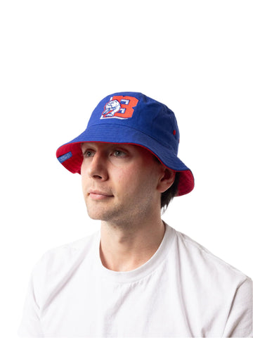 Western Bulldogs Mens Adults Letter Graphic Bucket Hat