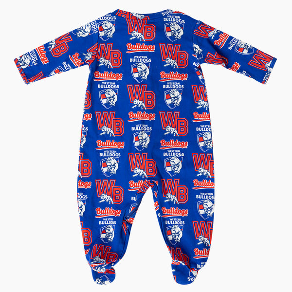 Western Bulldogs AFL Baby Infant Coverall Romper Onesie